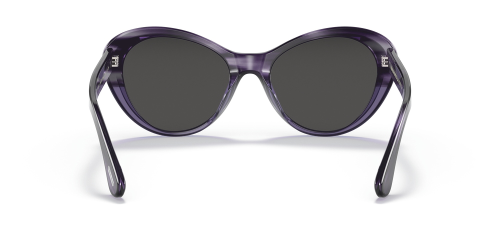 Oliver Peoples Zarene con montatura Dark Lilac VSB e lenti  Grigio - L'immagine 5