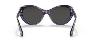 Oliver Peoples Zarene con montatura Dark Lilac VSB e lenti  Grigio - L'immagine 5