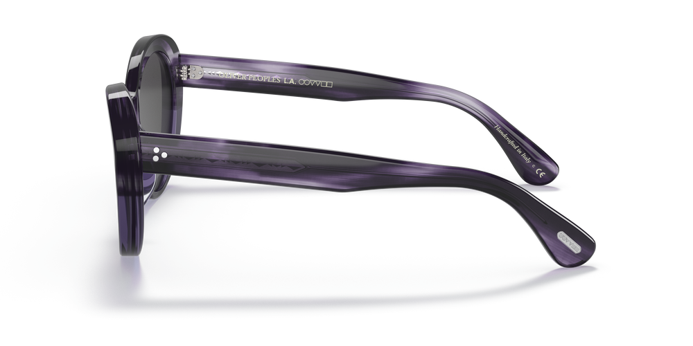 Sie Oliver Peoples Zarene mit Dark Lilac VSB Gestell und Grau Gläsern - Das Bild 4