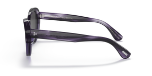 Sie Oliver Peoples Zarene mit Dark Lilac VSB Gestell und Grau Gläsern - Das Bild 4