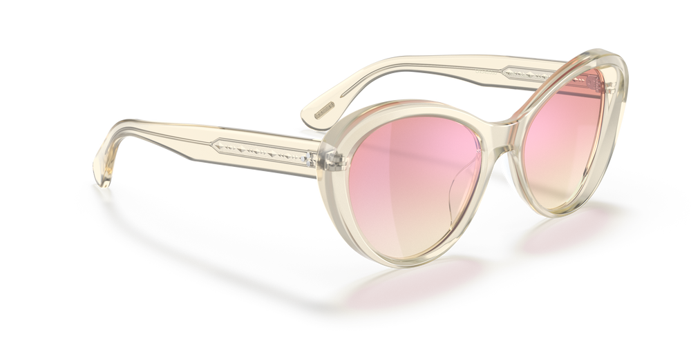 Oliver Peoples Zarene with Pale Citrine frame and Pink lenses - Image 3
