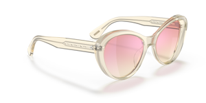 Oliver Peoples Zarene with Pale Citrine frame and Pink lenses - Image 3