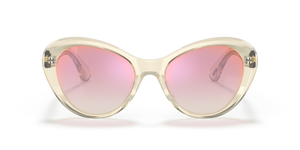 Oliver Peoples Zarene with Pale Citrine frame and Pink lenses - Image 2