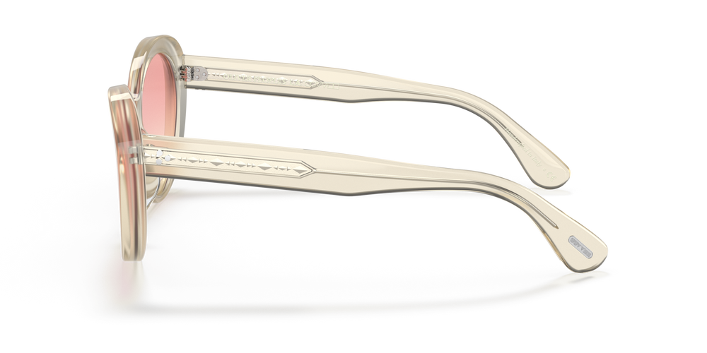 Oliver Peoples Zarene avec une monture Citrine pâle et des verres Rose - image 4