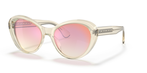 Oliver Peoples Zarene with Pale Citrine frame and Pink lenses - Image 1