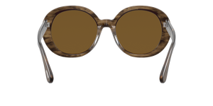 Oliver Peoples Leidy avec une monture Smoke Sépia et des verres Brun - L'image 4