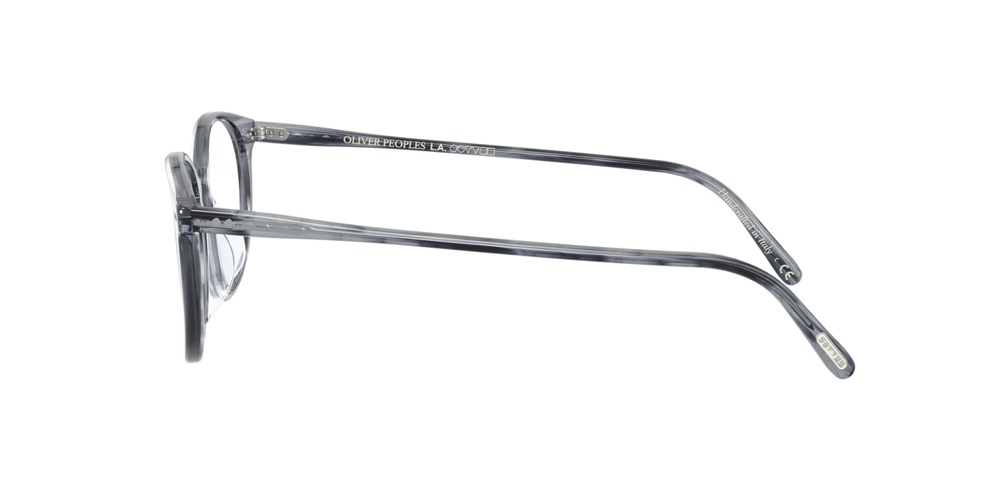 Oliver Peoples Mikett mit Marineblau Rauchgrau Gestell - Bild Oliver Peoples Logo