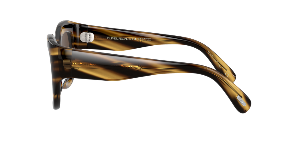 Sie Oliver Peoples Lalit mit Cocobolo Gestell und Braun Gläsern - Bild 3