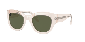 Sie Oliver Peoples Lalit mit Gelbbraun Gestell und Grün Gläsern - Bild 1