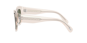 Sie Oliver Peoples Lalit mit Gelbbraun Gestell und Grün Gläsern - Bild 3