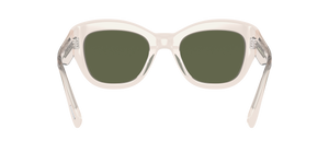 Sie Oliver Peoples Lalit mit Gelbbraun Gestell und Grün Gläsern - Bild 4