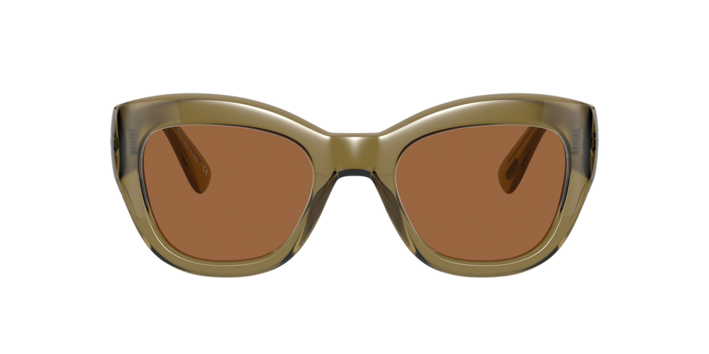 Oliver Peoples Lalit with Dusty Olive frame and Orange lenses - image 2