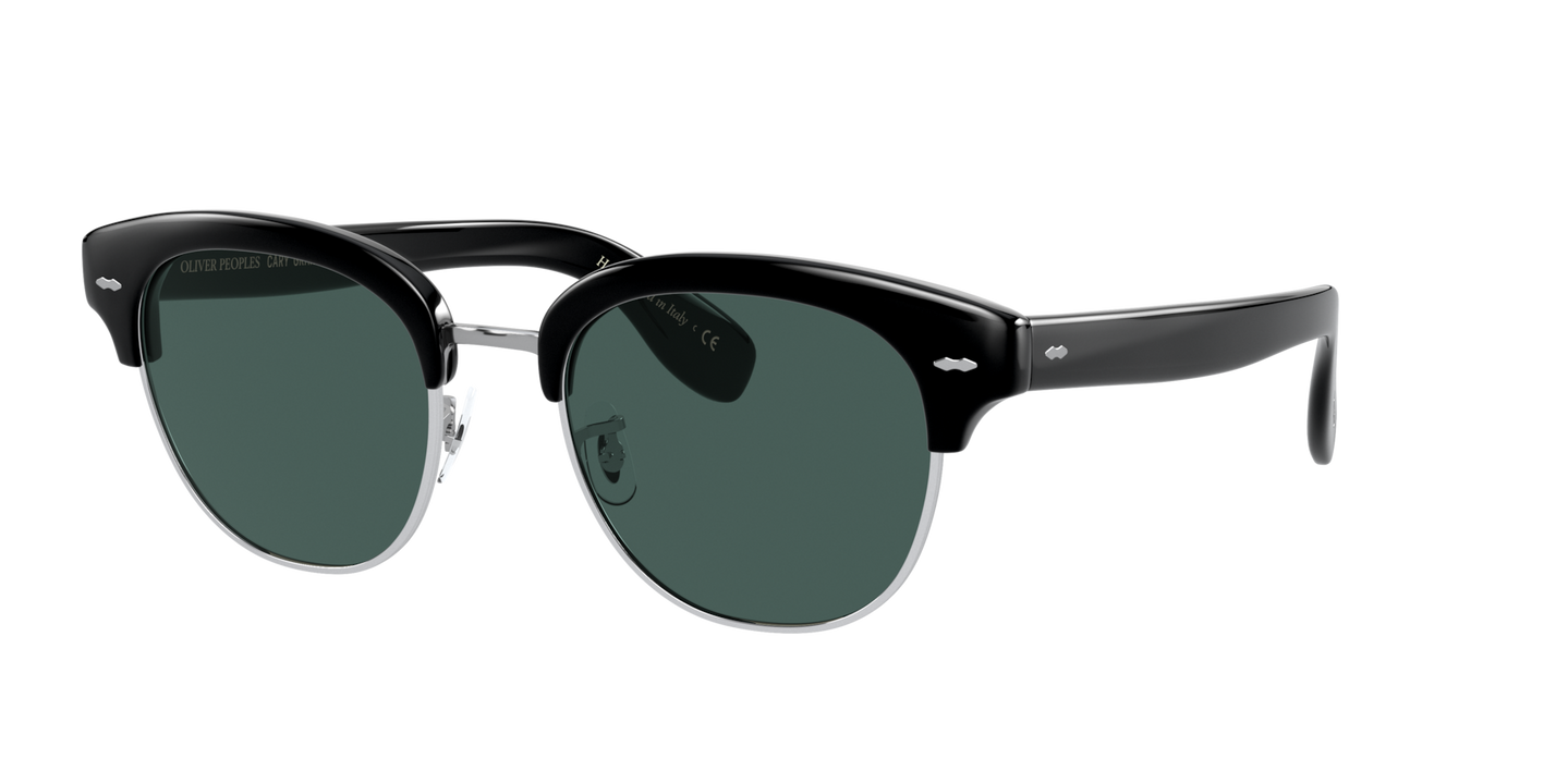 Oliver Peoples Cary Grant 2 Sun with Black frame and Blue lenses - Image Plaques