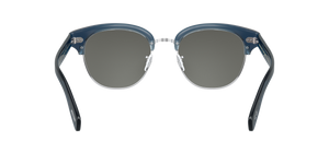 Oliver Peoples Cary Grant 2 Sun con montatura Blu Intenso e lenti  Grigio - L'immagine 4