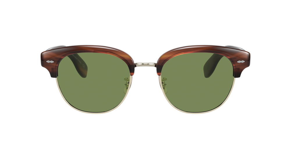 Oliver Peoples Cary Grant 2 Sun with Grant Tortoise frame and Green lenses - Image 2