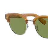 Oliver Peoples Cary Grant 2 Sun con montatura Ambra semi-opaco tartarugato e lenti  Verde - Variant