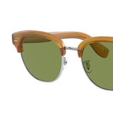 Oliver Peoples Cary Grant 2 Sun con montura Ámbar semimate y tortuga y lentes Verde - Variant