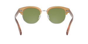 Oliver Peoples Cary Grant 2 Sun con montatura Ambra semi-opaco tartarugato e lenti  Verde - L'immagine 4