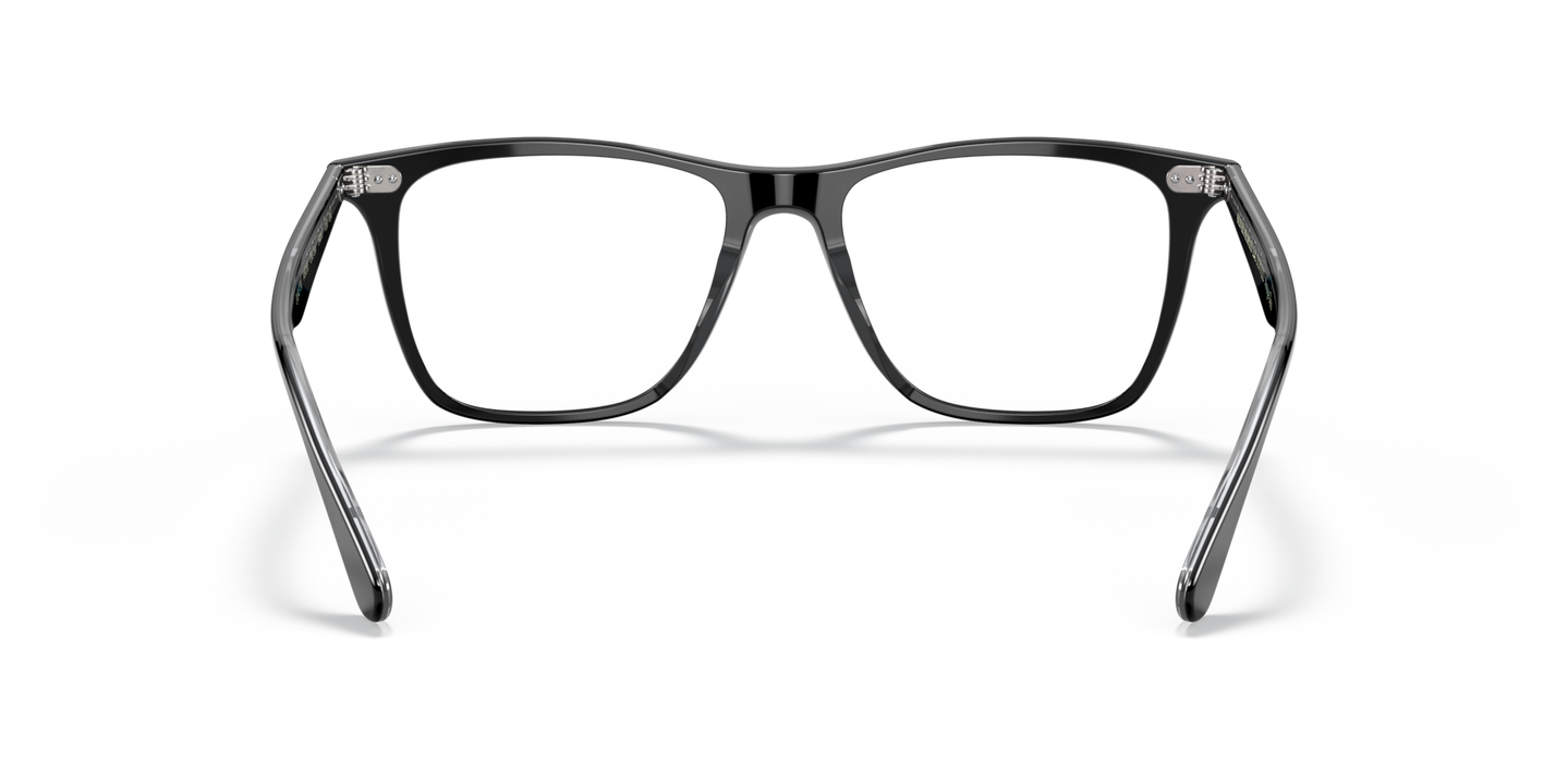 Oliver Peoples Ollis Sun with Black frame and Clear lenses - Image Nosepads
