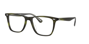 Oliver Peoples Ollis con montatura Bark verde smeraldo semi-opaco - L'immagine 1