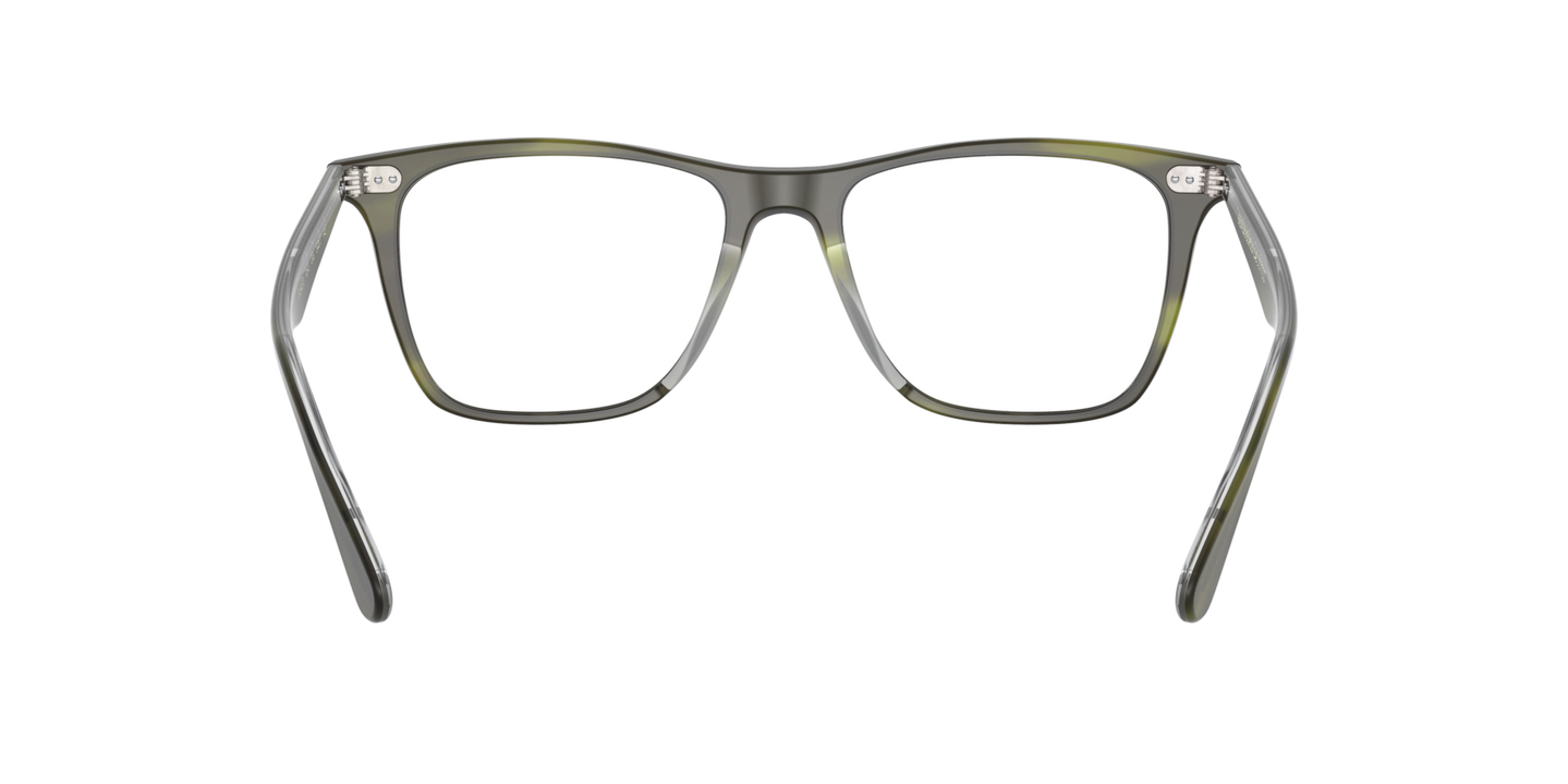 Oliver Peoples Ollis con montura Corteza y esmeralda semimate - Imagen Plaquetas nasales