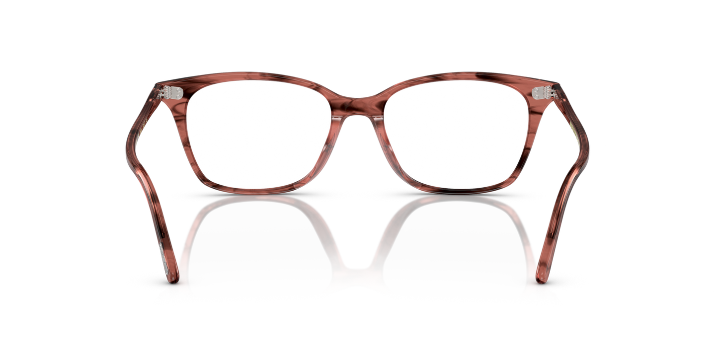 Oliver Peoples Addilyn mit Merlot Rauch Gestell - Bild Stegplättchen