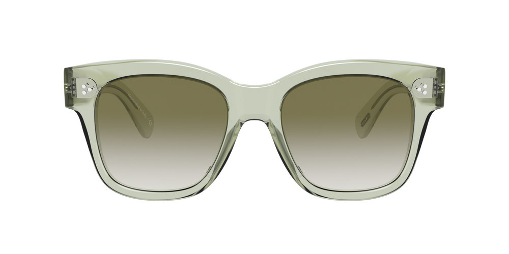 Oliver Peoples Melery avec une monture Vert sauge Délavé et des verres Vert - L'image 2