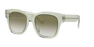 Oliver Peoples Melery avec une monture Vert sauge Délavé et des verres Vert - L'image 1