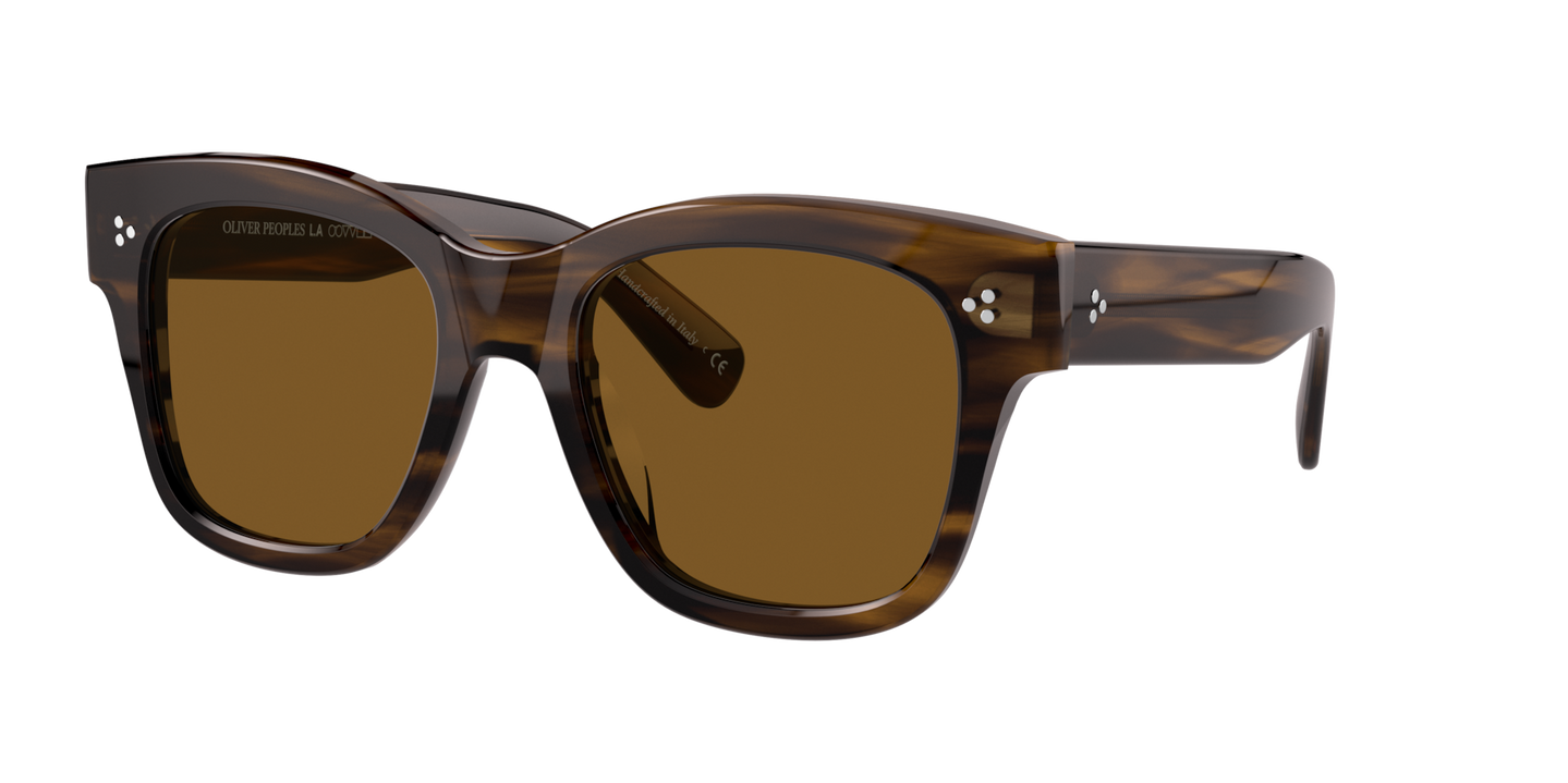 Oliver Peoples Melery con montatura Corteccia e lenti  Marrone - Immagine Perni