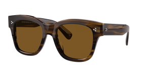 Oliver Peoples Melery con montura Corteza y lentes Marrón - El 1