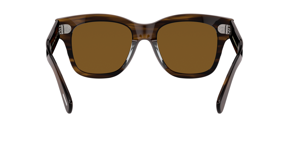 Oliver Peoples Melery con montura Corteza y lentes Marrón - El 4
