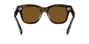 Oliver Peoples Melery con montura Corteza y lentes Marrón - El 4