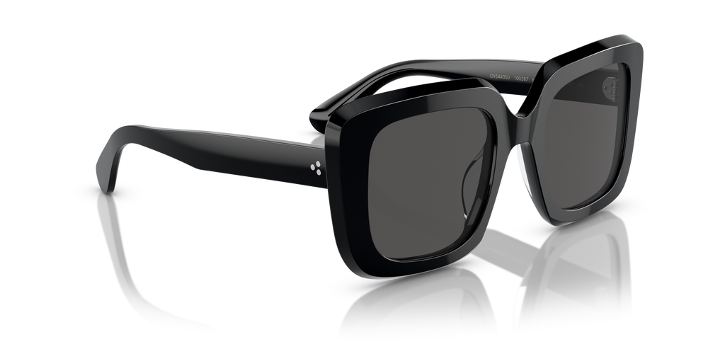 Oliver Peoples Franca con montatura Nero e lenti  Grigio - L'immagine 3