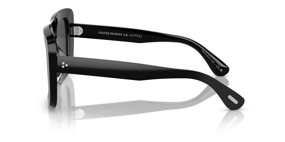 Oliver Peoples Franca con montatura Nero e lenti  Grigio - L'immagine 4