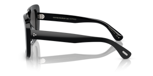 Oliver Peoples Franca con montatura Nero e lenti  Grigio - L'immagine 4