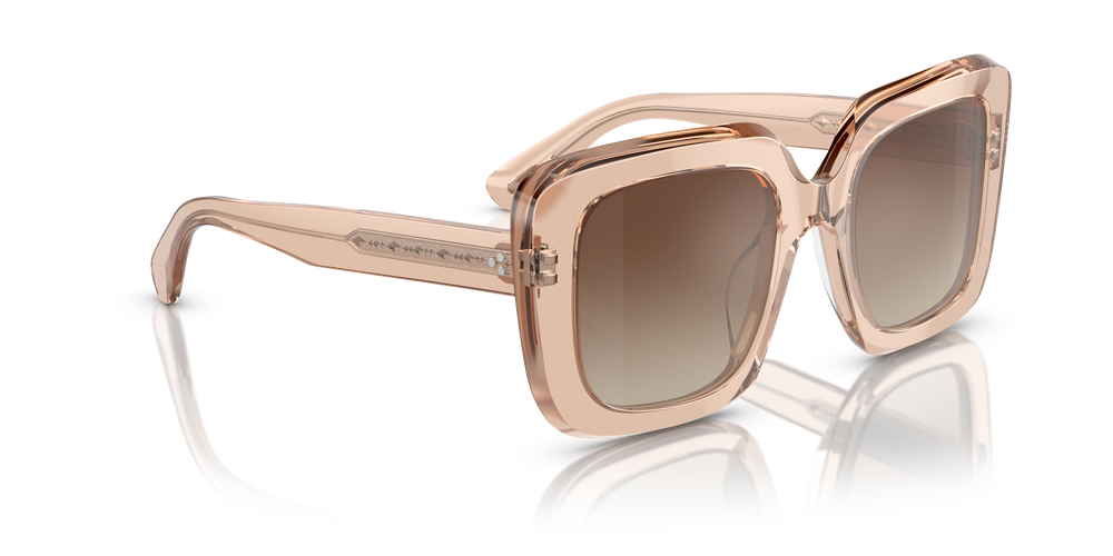 Sie Oliver Peoples Franca mit Blush Gestell und Braun Gläsern - Bild 3
