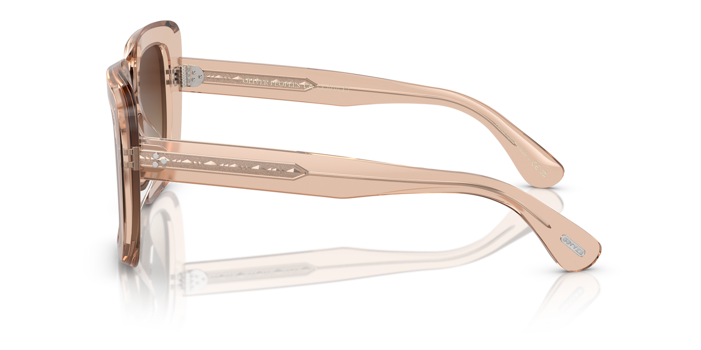 Oliver Peoples Franca with Blush frame and Dark Brown Gradient