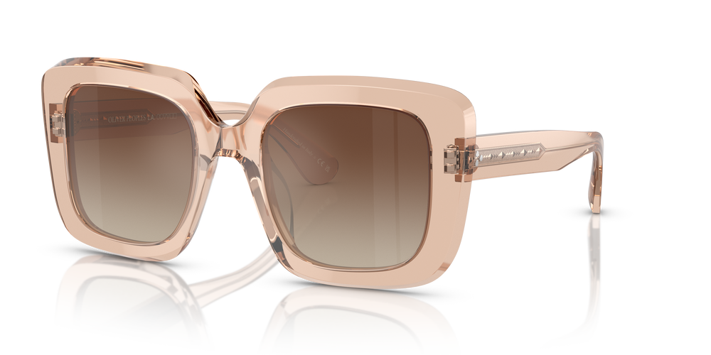 Oliver Peoples Franca con montatura Cipria e lenti  Marrone - L'immagine 2