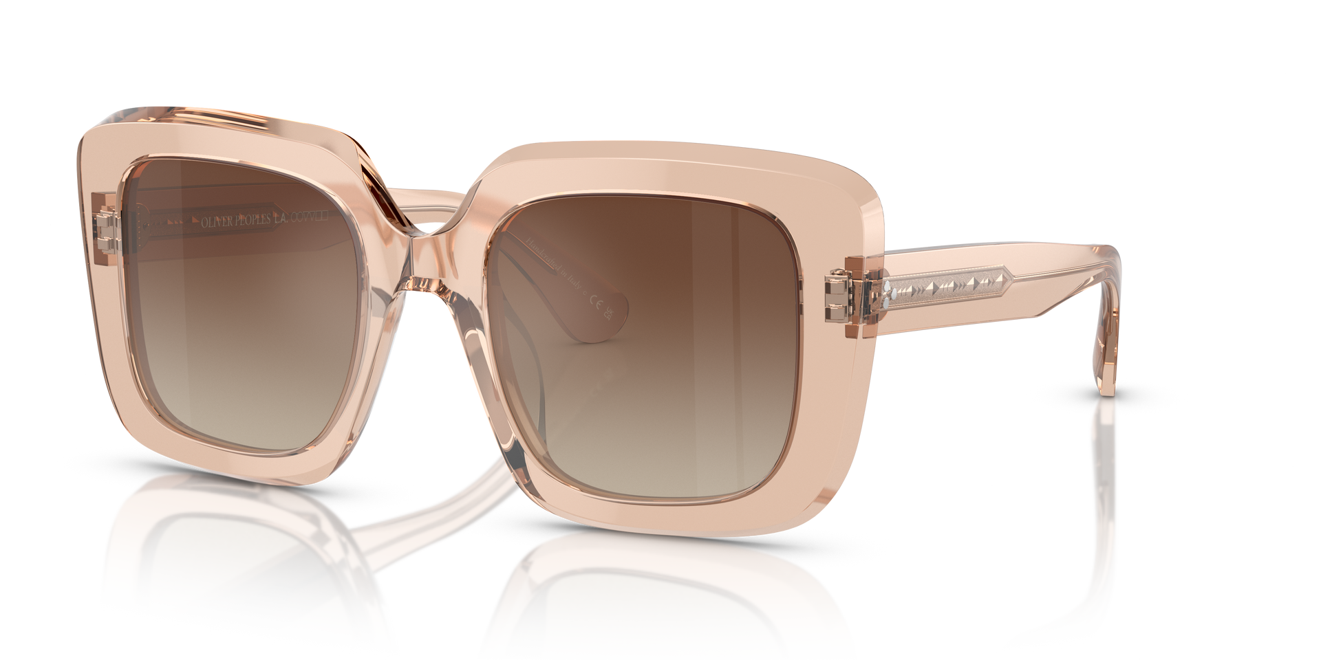 Oliver Peoples Franca with Blush frame and Dark Brown Gradient