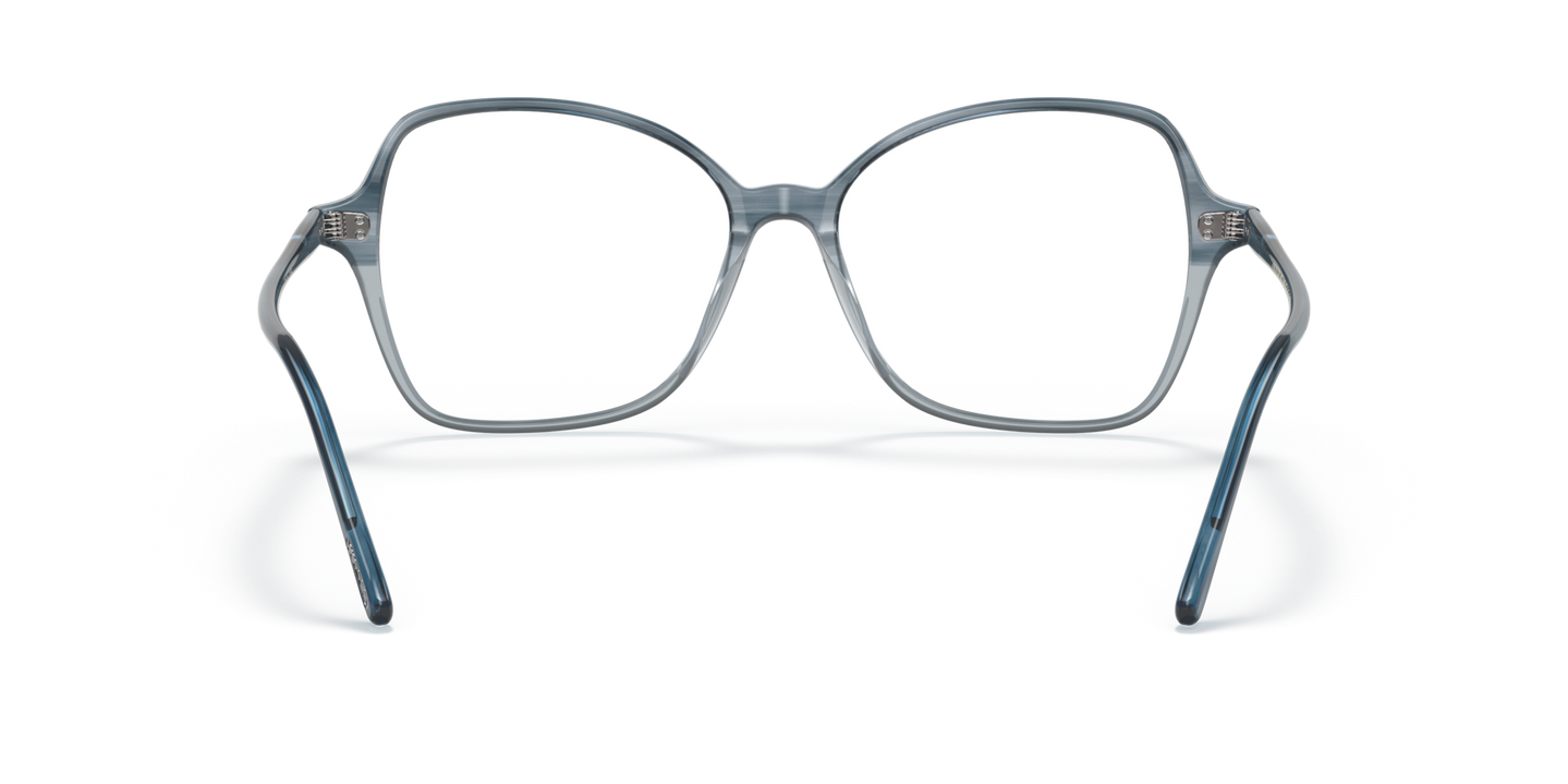 Oliver Peoples Willetta mit Dusk Blue VSB Gestell - Bild Stegplättchen