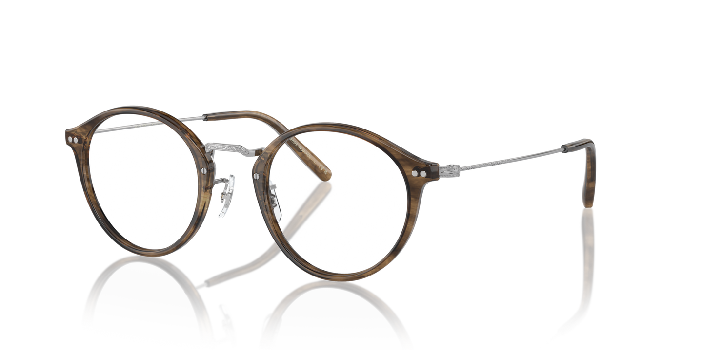 Oliver Peoples Donaire con montatura Sepia Smoke/Silver - Immagine Perni