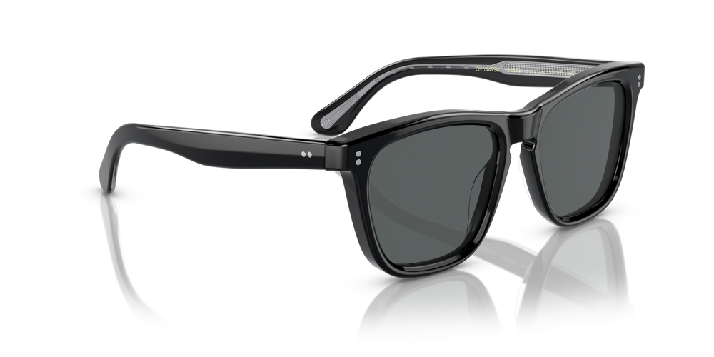 Sie Oliver Peoples Lynes Sun mit Schwarz Gestell und Grau Gläsern - bild 3