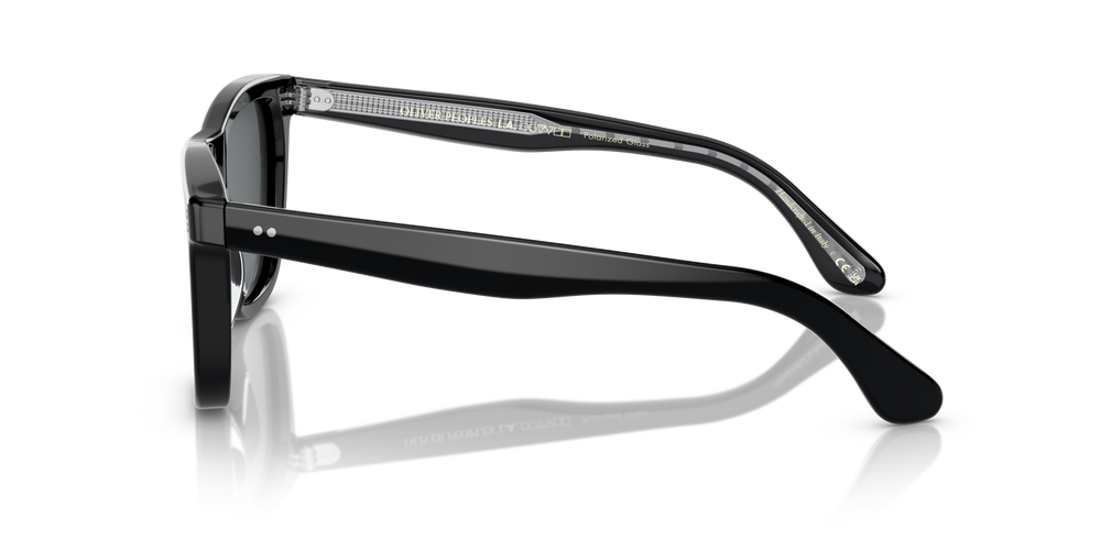 Oliver Peoples Lynes Sun avec une monture Noir et des verres Gris - image 4