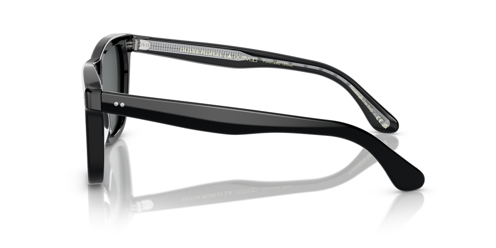 Sie Oliver Peoples Lynes Sun mit Schwarz Gestell und Grau Gläsern - bild 4