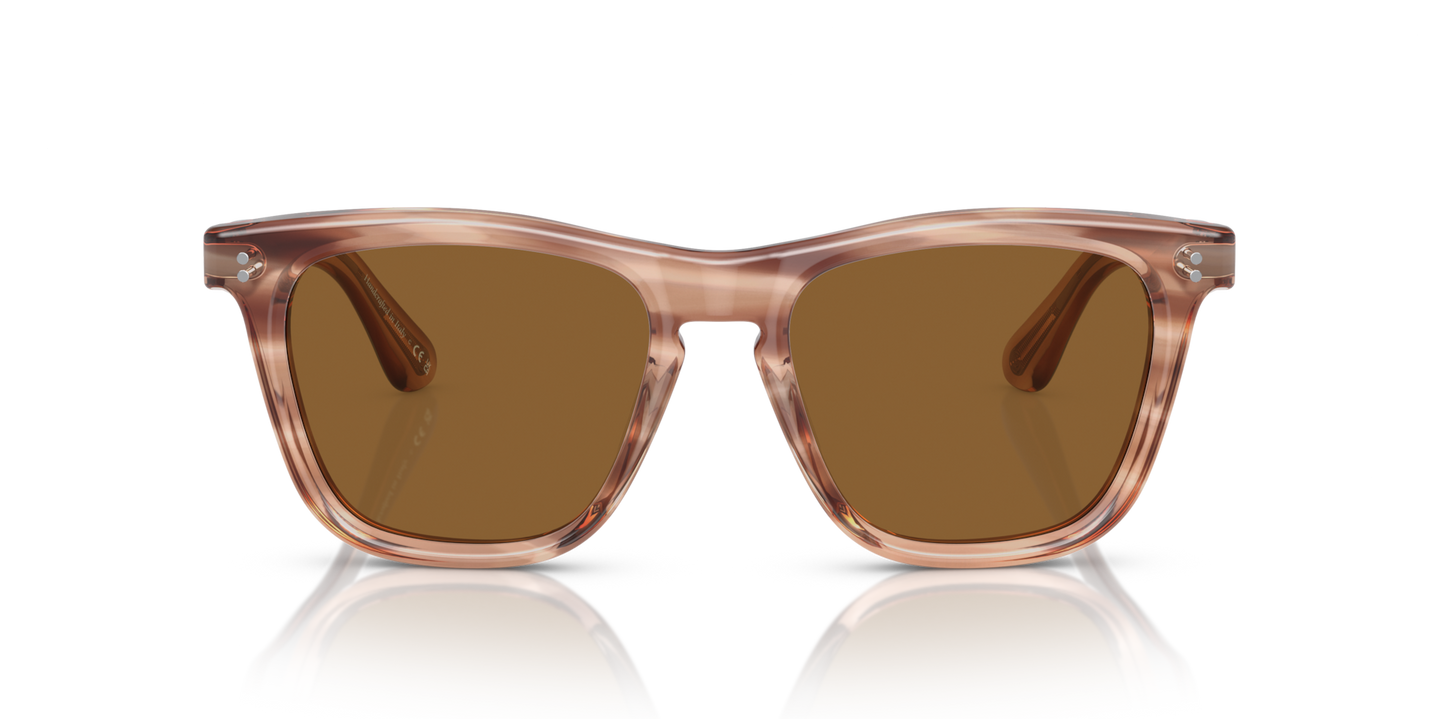 Oliver Peoples Lynes Sun con montatura Sunstone délavé e lenti  Marrone - Immagine Lenti