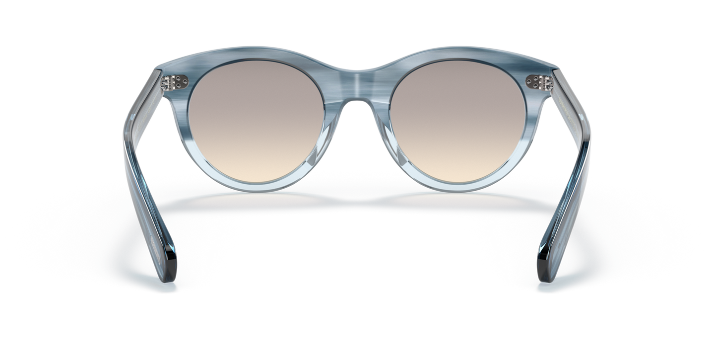 Oliver Peoples Merrivale with Dusk Blue VSB frame and Grey lenses - Image Nosepads