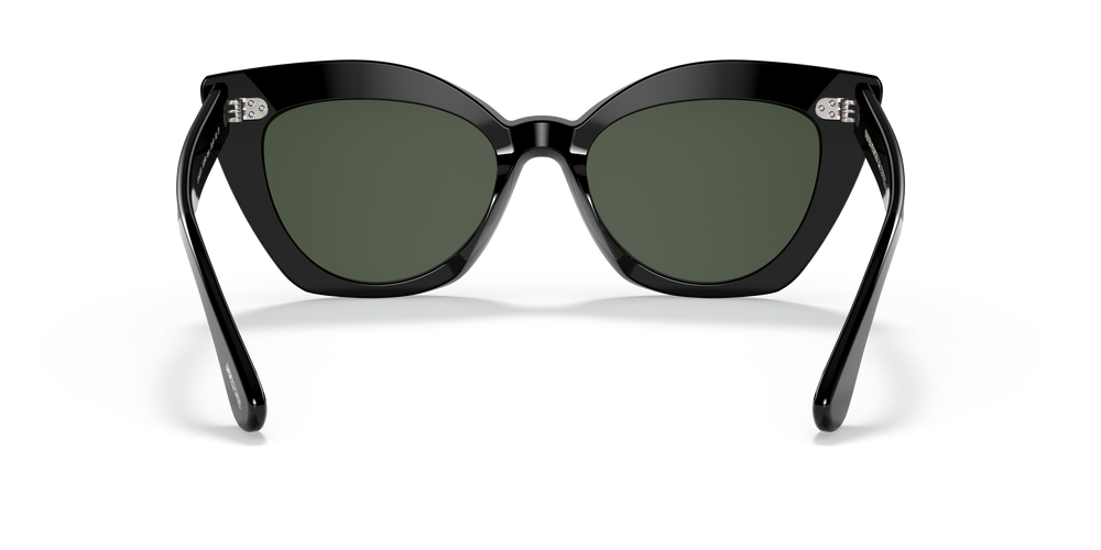 Oliver Peoples Laiya con montatura Nero e lenti  Verde - L'immagine 5