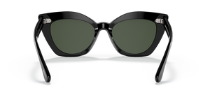 Oliver Peoples Laiya con montatura Nero e lenti  Verde - L'immagine 5