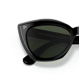 Oliver Peoples Laiya with Black frame and Green lenses - Variant