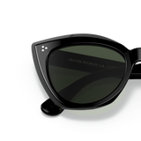 Oliver Peoples Laiya with Black frame and Green lenses - Variant
